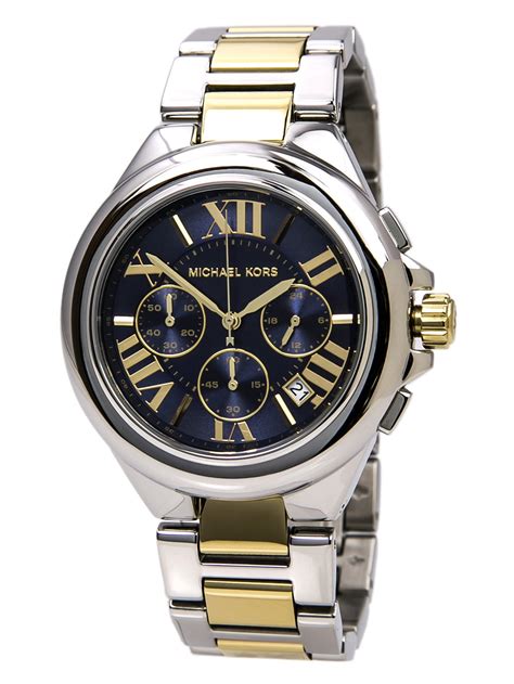 michael kors watch mk5758|Michael Kors Women's MK5758 Camille Navy Blue Dial Two .